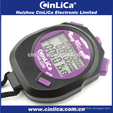 HS-2200 200 lap racing hot sell memory electronic stopwatch for sports